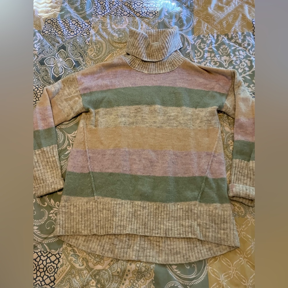 Gap Striped Turtleneck Sweater (M)